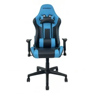 Gamer szék fekete-világoskék (D0939)