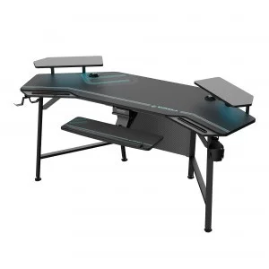 Eureka Ergonomic számítógépasztal, gamer asztal RGB világítással (ERK-AED-E70B-V3)