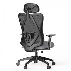 Ergonomikus irodai szék, forgószék, szürke (T15)