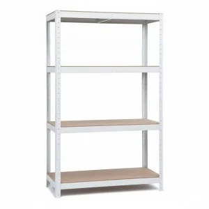 Salgó polc, 4 szintes 150x75x30cm, fehér