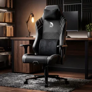 Gamer szék fekete-fehér WARRIOR (RL-552)