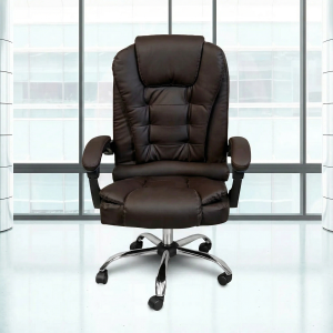 Főnöki irodai szék, forgószék sötétbarna (JM-09-BROWN-6)