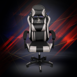 Warrior gamer szék, forgószék fekete-szürke (GAMER-BASIC-1-BLACK-GREY)